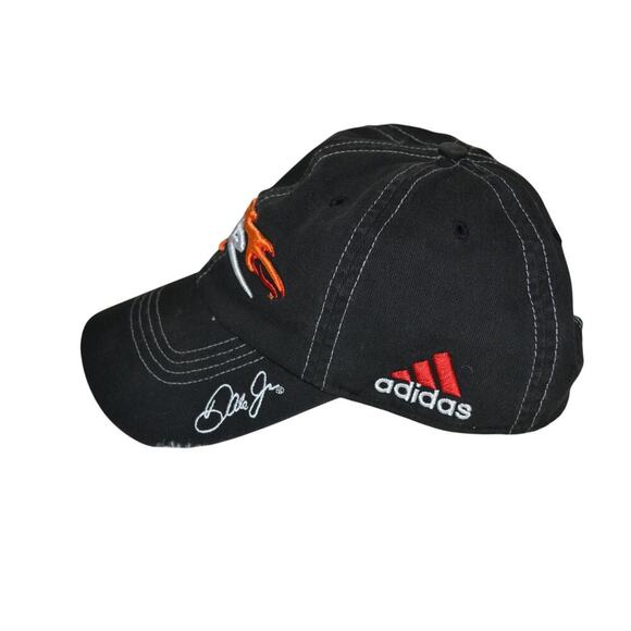 Dale Earnhardt Jr Black Strap back Adidas Hat Cap - Picture 2 of 4
